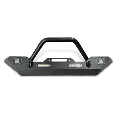 LED Truck Bull Bar Black Powder Coat Finish 12V Steel Mounting with Integrated Light Feature