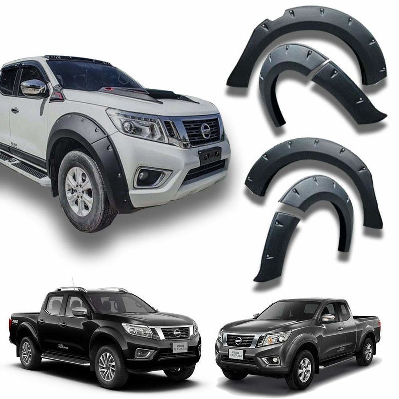 Eco Friendly 4X4 ABS Truck Wheel Flares 12 Months Warranty For Navara NP300