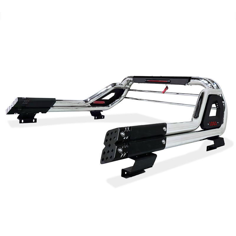 Adjustable 201 Stainless Steel Truck Roll Bar For HILUX REVO/NP300/VIGO Models