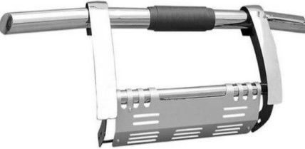 새로운 쉬운 자동차 앞면 스테인리스 스틸 프론트 범퍼 불 바 (Led 조명 포함) for 토요타 하이럭스 비고 레보 로코 닛산 NP300 나바라 이스즈 미쓰비시 폭스바겐 포드 F150 랩터 레인저