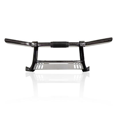 새로운 쉬운 자동차 앞면 스테인리스 스틸 프론트 범퍼 불 바 (Led 조명 포함) for 토요타 하이럭스 비고 레보 로코 닛산 NP300 나바라 이스즈 미쓰비시 폭스바겐 포드 F150 랩터 레인저