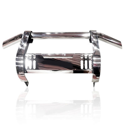 새로운 쉬운 자동차 앞면 스테인리스 스틸 프론트 범퍼 불 바 (Led 조명 포함) for 토요타 하이럭스 비고 레보 로코 닛산 NP300 나바라 이스즈 미쓰비시 폭스바겐 포드 F150 랩터 레인저