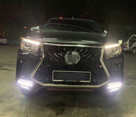 Hilux Revo 앞범퍼 보호자 감시 검정 색깔
