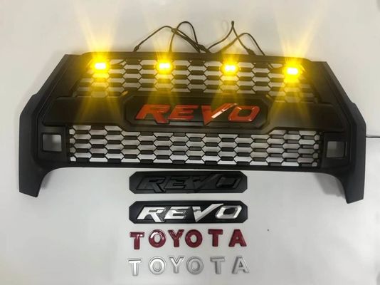 OEM 제조사는 토요타 힐럭스 로코 레보 2020 2021을 위한 ABS 재질 검은 프론트 그릴을 도매합니다