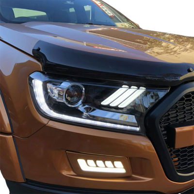 Ford Ranger T7 2015+ 스트리머 턴 헤드라이트가 있는 헤드라이트 테일 라이트