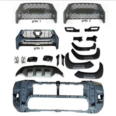 검은색 차 앞 배머 로코 2020 2021 페이스 리프트 보디 키트