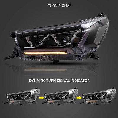 Hilux Revo Rocco 헤드라이트 테일 라이트 순차 방향 지시등 자동차 바디 키트