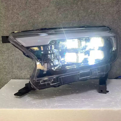 Ford Ranger T7 T8 Full Led Headlights 4 Len 프로젝터 ABS 소재