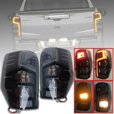 Mitsubishi Triton L200 2019 2020 2021용 ABS 전체 LED 테일 라이트