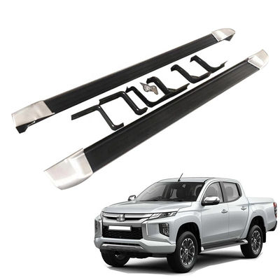 Mitsubishi Triton L200 2019+를 위한 4x4 알루미늄 합금 스테인리스 옆 단계