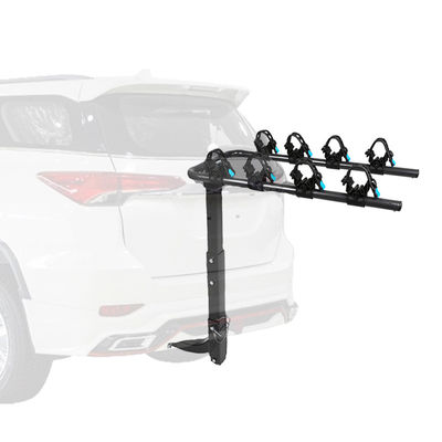 Suv 차 차량을 위한 강철 후방 견인 걸쇠에 의하여 거치되는 차 자전거 랙 캐리어