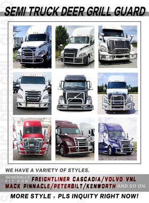 동수이 공장 클래식 스타일 세미 트럭 범퍼 사슴 가드 Freightliner Cascadia Volvo International Prostar Kenworth Peterbilt Mack Pinnacle 용